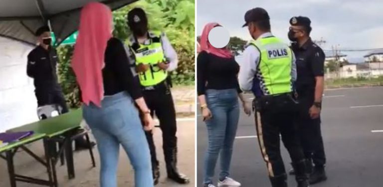 Wanita Tular Ugut Polis Di SJR Kepayan Direman