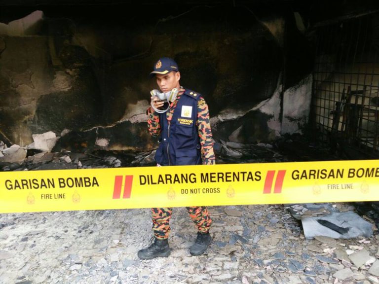 Warga Emas Kurang Upaya Rentung Dalam Kebakaran