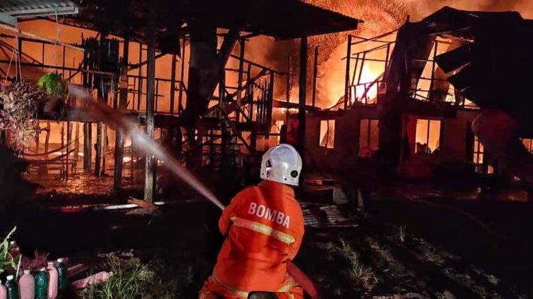 Tiga Rumah di Kawasan PKPD Musnah Terbakar
