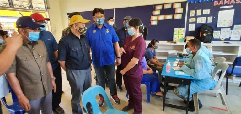Kerajaan Sabah Puji ATM Laksana PJM ACMVP Dikawasan Pedalaman Bantu Proses Vaksinasi