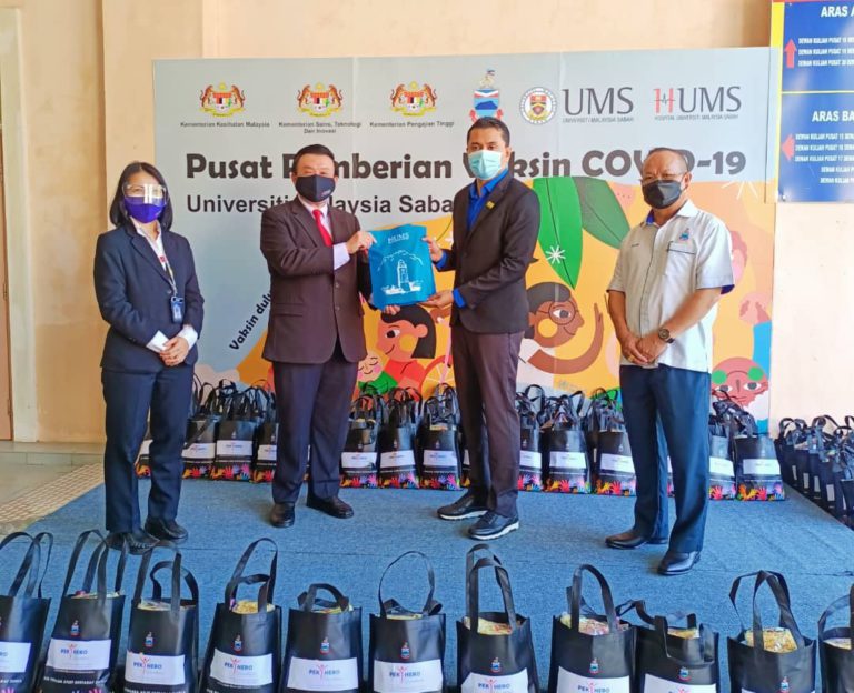 KBSS Sumbang 160 ‘Pek Hero’ Kepada PPV IPT-UMS, Hargai Petugas Barisan Hadapan