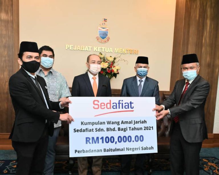 PBNS Terima Sumbangan KWAJ Daripada Sedafiat Sdn Bhd