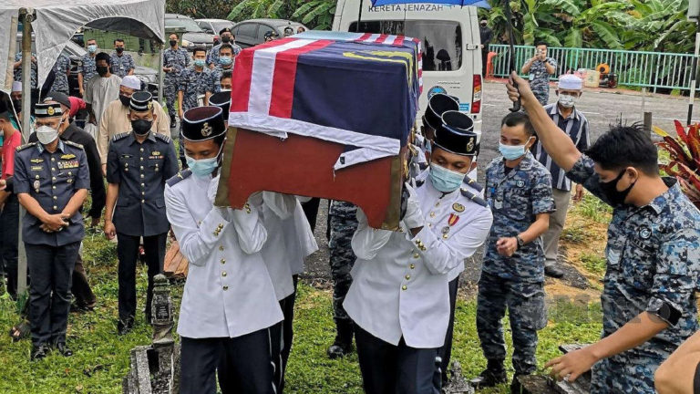 Koperal Udara Sharif Mohd Siddiq Selamat Dikebumikan