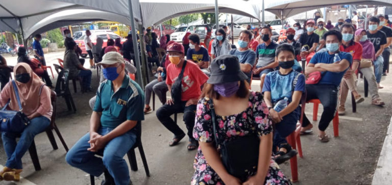 Sedar Akan Kepentingan Vaksin, Jumlah Kehadiran Meningkat Terima Vaksin Di PPV Ranau