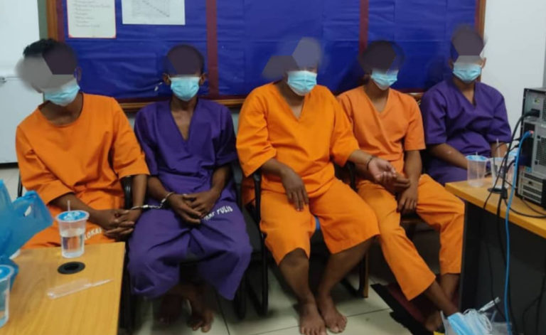 5 Lelaki Warga Asing Dihukum Penjara 8 Bulan Miliki Barang Kawalan Berjadual Tanpa Lesen