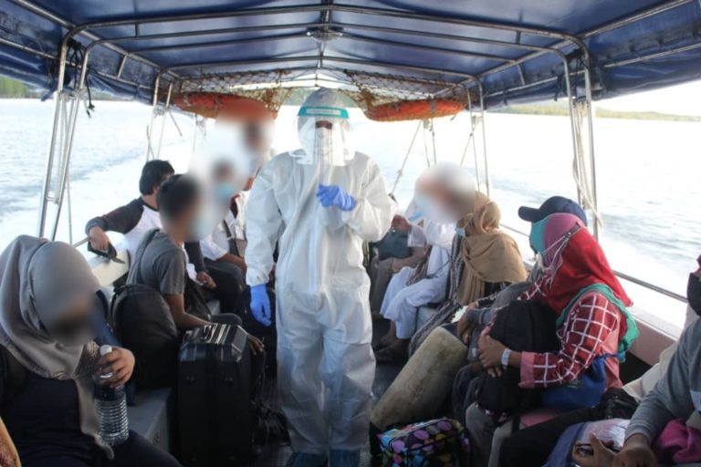 APMM Zon Maritim Tawau Bantu Pindahkan Pesakit COVID-19 Dari Pulau Sebatik