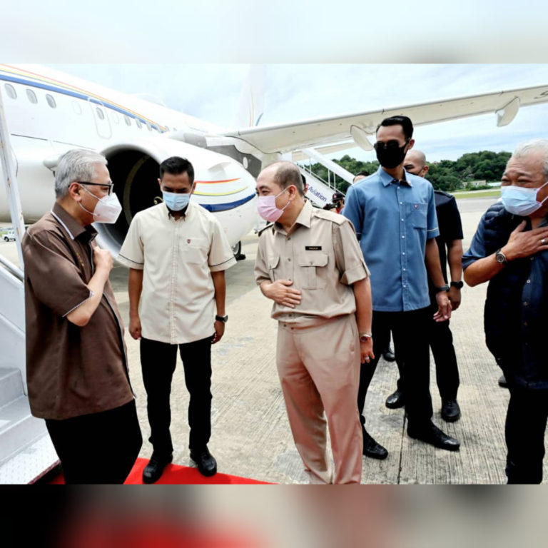 Ismail Sabri Tiba Di Sabah Untuk Lawatan Kerja Sehari