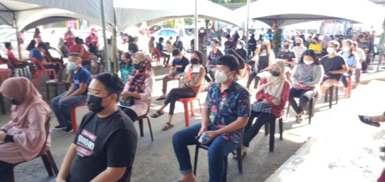 Lebih Ramai Golongan Remaja Yang Layak Divaksin Hadir Ke PPV Ranau