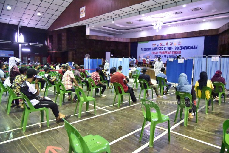 PICK : Semporna Capai 50 Peratus Kadar Vaksinasi