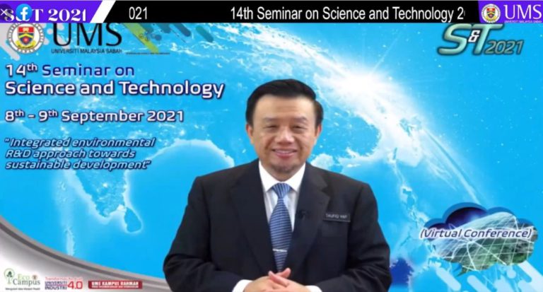 UMS Postgraduate Student – Best Presenter in the 14th S&T 2021