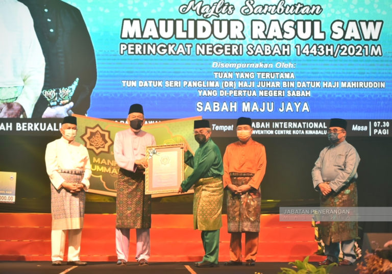 Ab Jamal, Zaloha Dipilih Sebagai Tokoh Maulidur Rasul 1443H/2021
