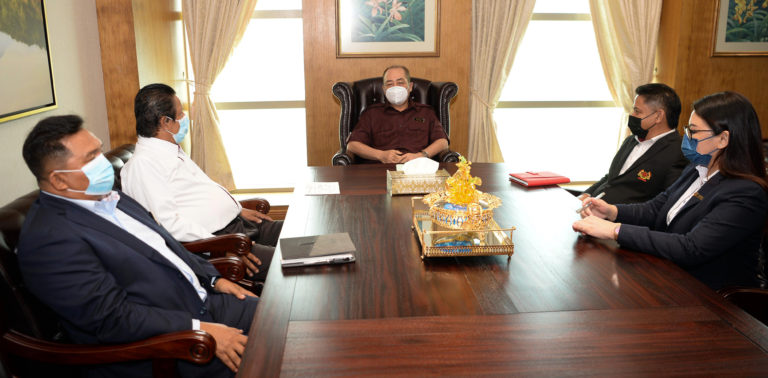 Hajiji Terima Kunjungan Cuepacs Sabah