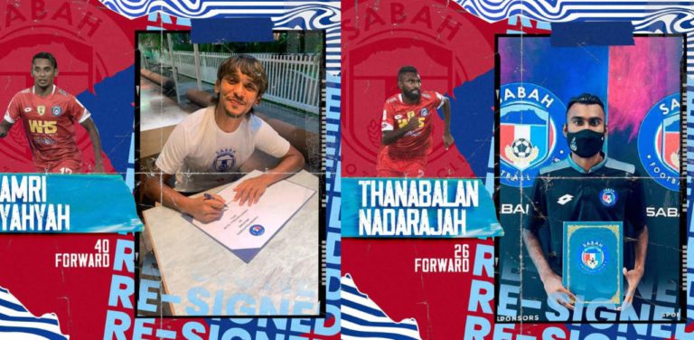 Amri,Thanabalan Kekal Bersama Sabah FC Musim Depan
