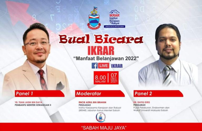 Belanjawan Sabah 2022 : Inklusif dan Berkebajikan