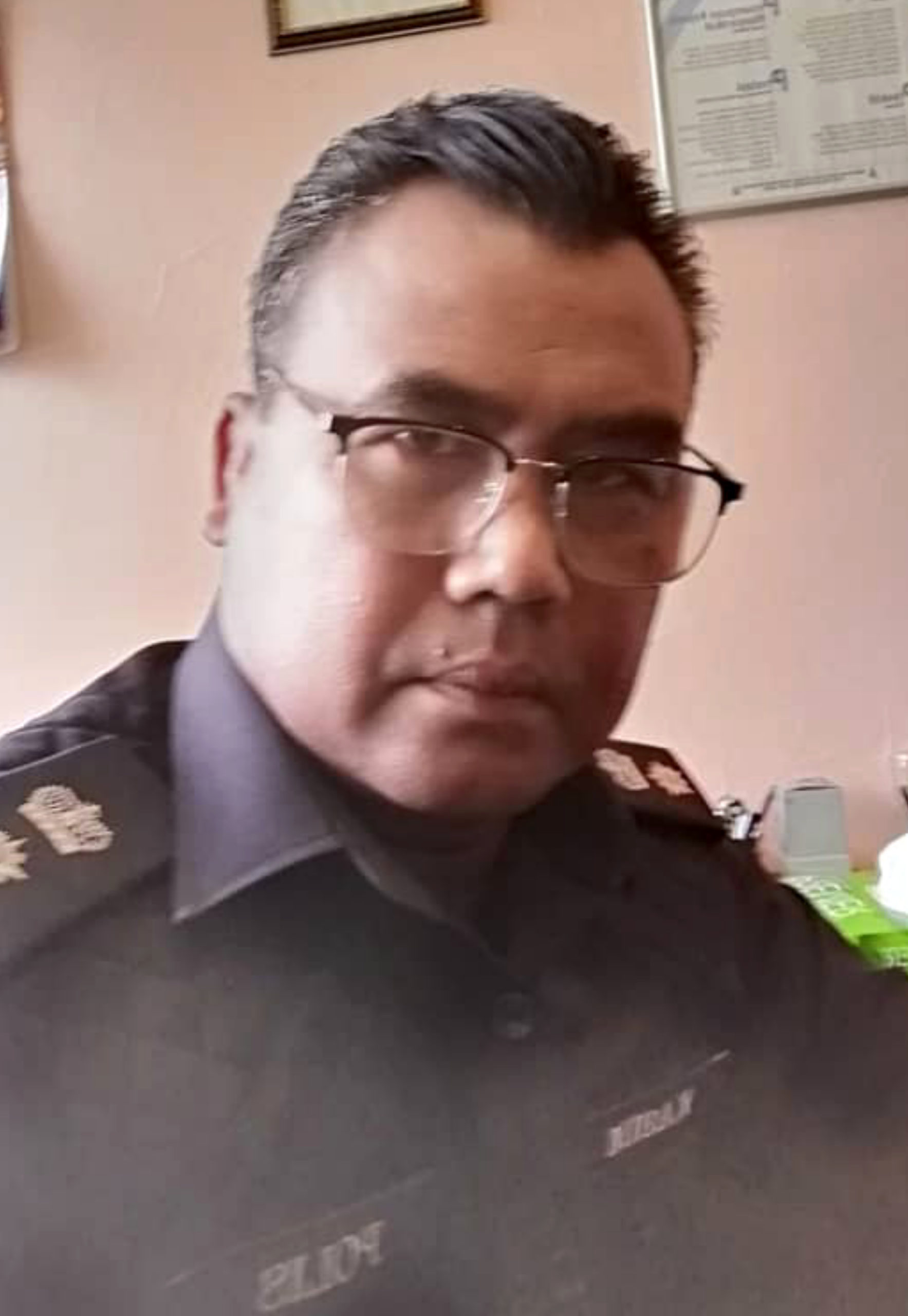 Ketua Polis Daerah Beluran, Supritendan Kasim Muda