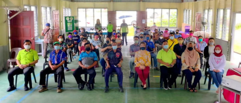 Peserta-peserta kursus yang terdiri daripada komuniti Kampung Kokol, Manggatal