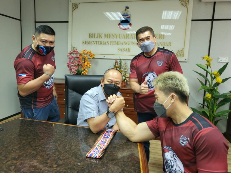 Sukan Gusti Lengan Angkat Nama Sabah Diperingkat Kebangsaan