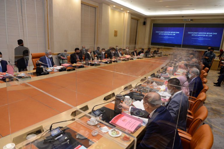 Mesyuarat Menteri Besar, Ketua Menteri di Putrajaya, Kuala Lumpur.