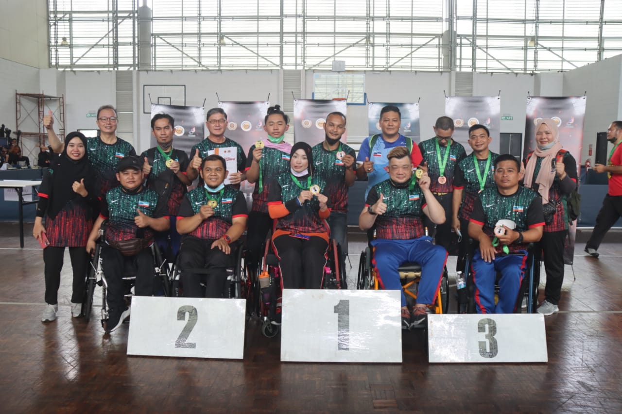 Pasukan atlet para Sabah (ping pong).
