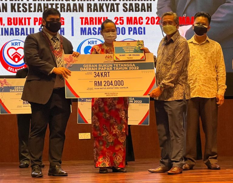 1,027 KRT terima Geran Rukun Tetangga