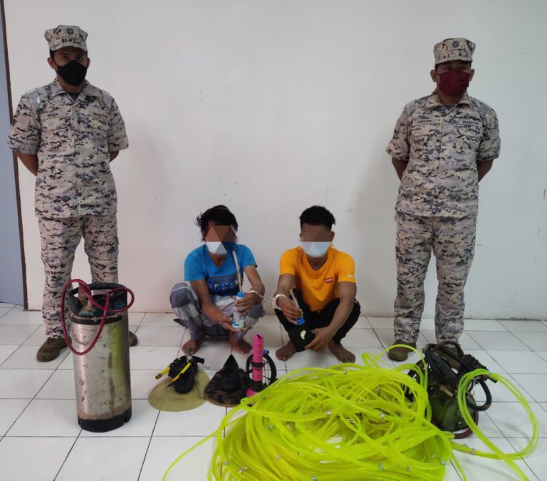 Empat PATI Ditahan Cuba Seludup Barang, Racun Ikan