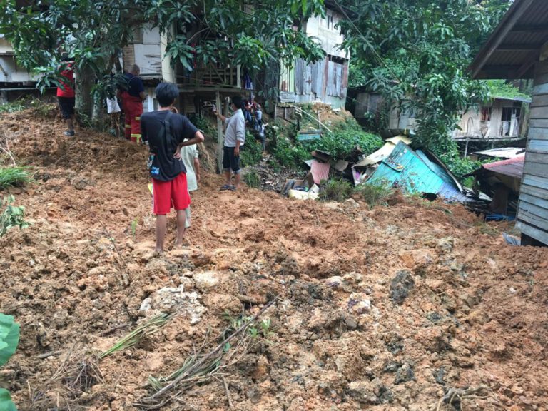 Lima Buah Rumah Musnah Akibat Tanah Runtuh Di Skim Penempatan Telipok