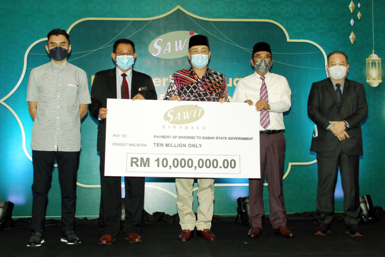 Sawit Kinabalu Bayar Dividen RM10 juta Kepada Kerajaan Negeri
