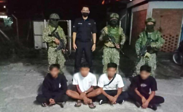 ATB 2 Gagalkan Empat PATI Menyusup Masuk Ke Sabah Secara Haram
