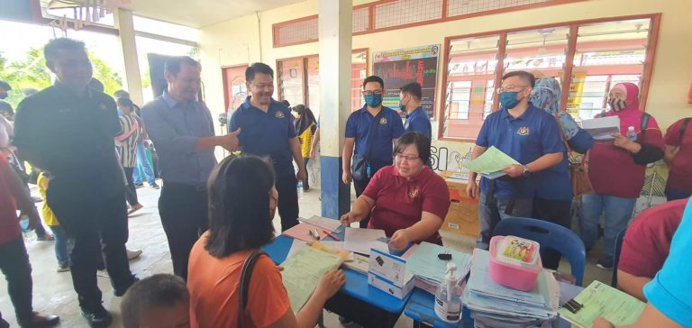 Program Mahkamah Bergerak di SK Kaingaran, Ranau.