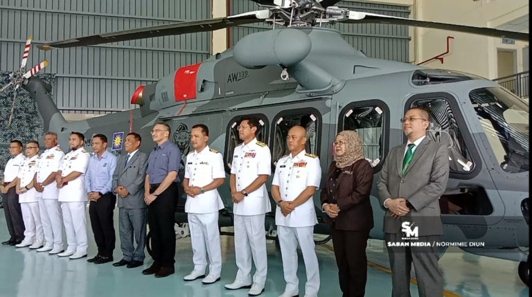 TLDM Sepanggar terima 2 buah Helikopter Operasi Marin AW139