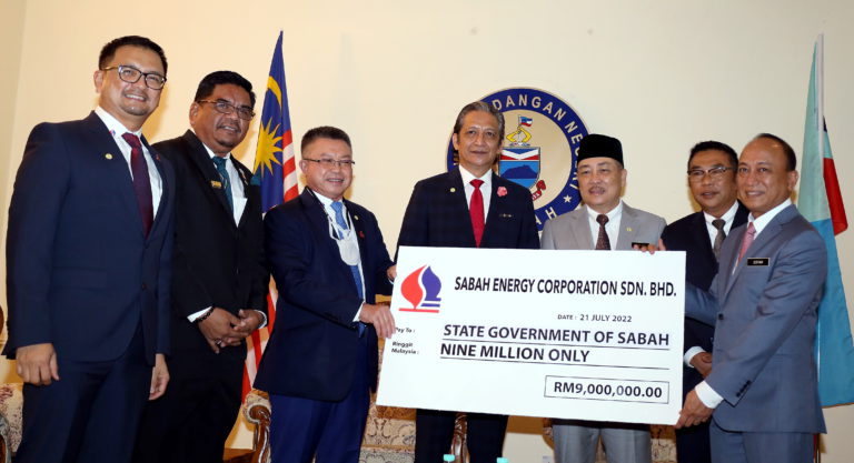 Sabah Energy Bayar RM9 Juta dividen kepada Kerajaan Negeri