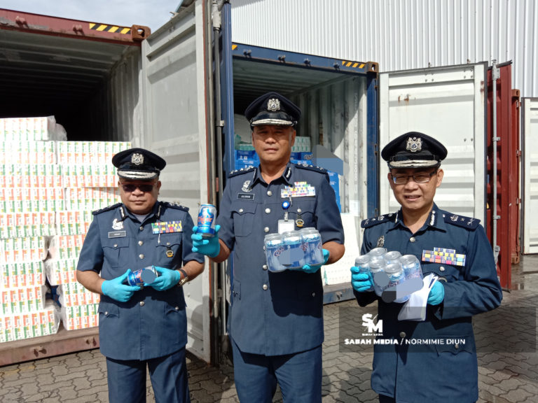 Kastam gagalkan cubaan seludup 3 kontena minuman keras jumlah nilai dan cukai RM1,568 juta
