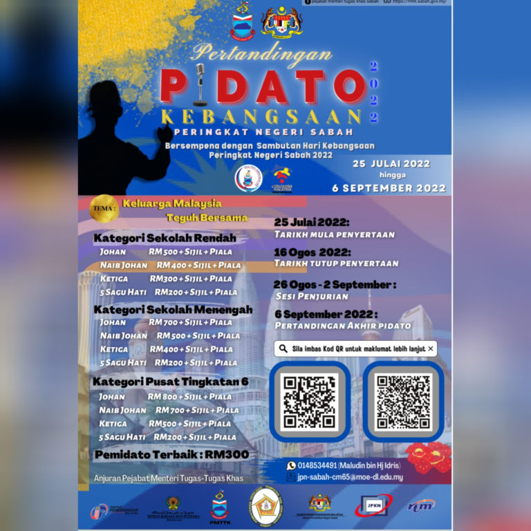 Pelajar sekolah dipelawa sertai Pertandingan Pidato Kebangsaan Peringkat Negeri