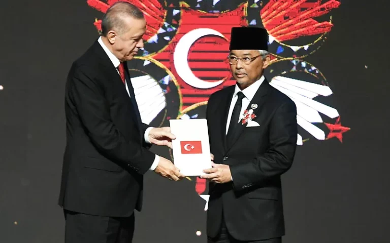 Agong terima darjah tertinggi Turkiye daripada Erdogan
