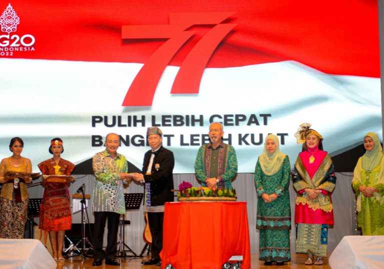 Hajiji hadiri Ulang Tahun ke-77 Kemerdekaan Indonesia