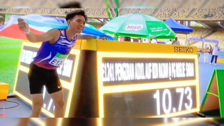 MSSM : Raja pecut 100m milik Aidil Auf
