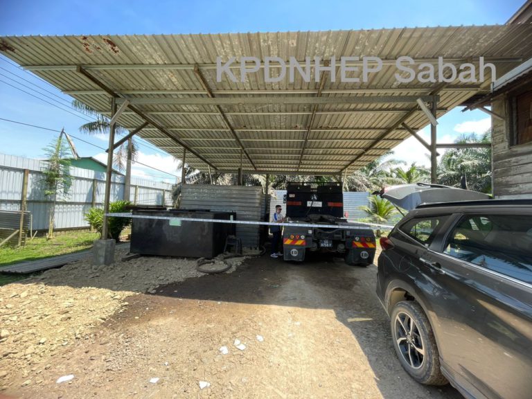 KPDNHEP Sabah serbu stor penyimpanan Diesel