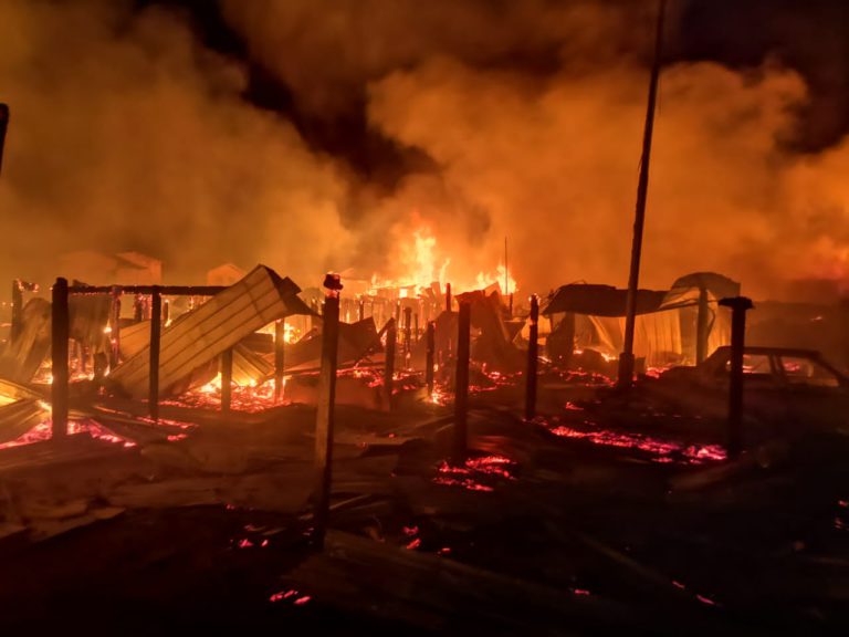 20 rumah musnah dalam kebakaran di Kg Tanjung Kapur