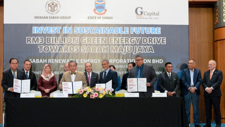 Yayasan Sabah meterai perjanjian usaha sama pengeluaran tenaga boleh diperbaharui