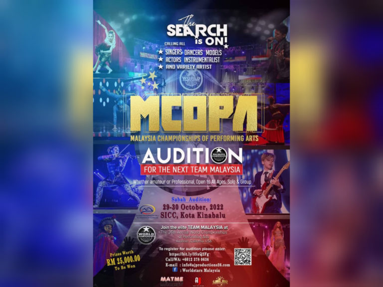 Penggiat industri kreatif Sabah dipelawa sertai ujibakat MCOPA