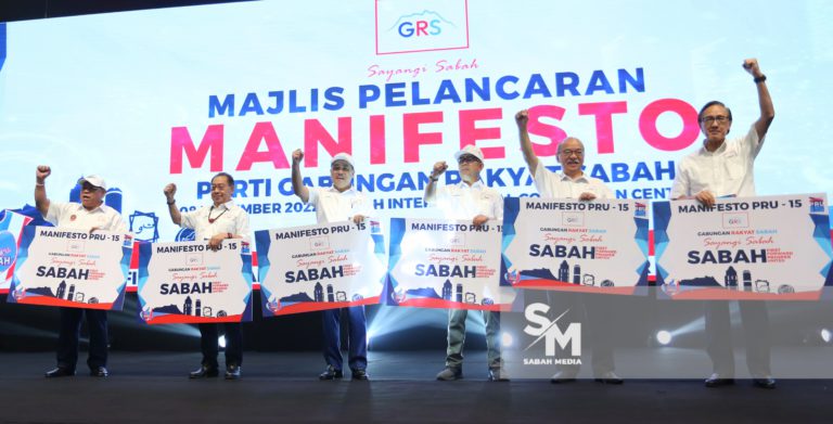 GRS lancar Manifesto PRU15 beri keutamaan untuk kestabilan politik Sabah