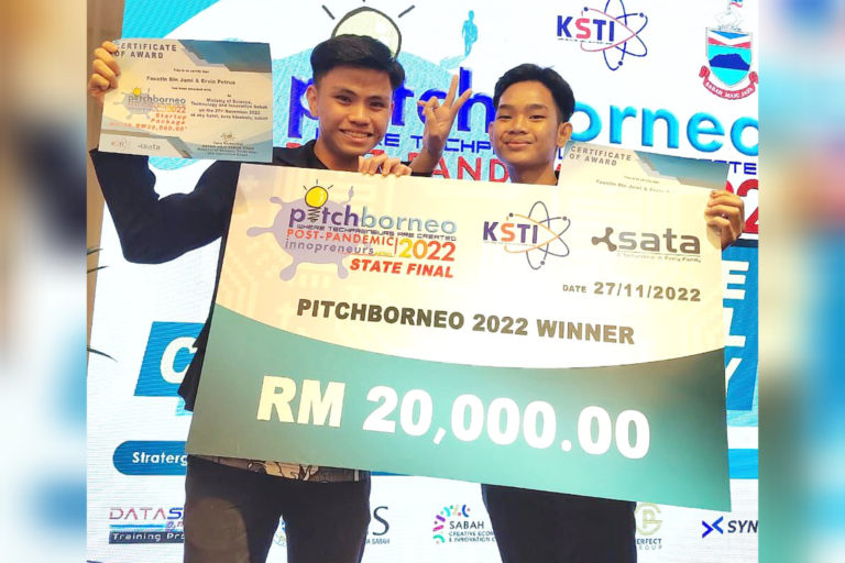 Pelajar KV Keningau Menang Geran Pitchborneo berjumlah RM20,000