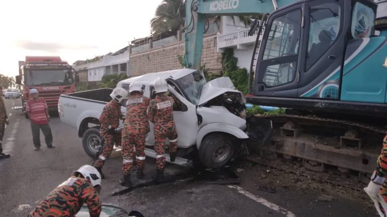 Lelaki maut, kereta dipandu rempuh jengkaut