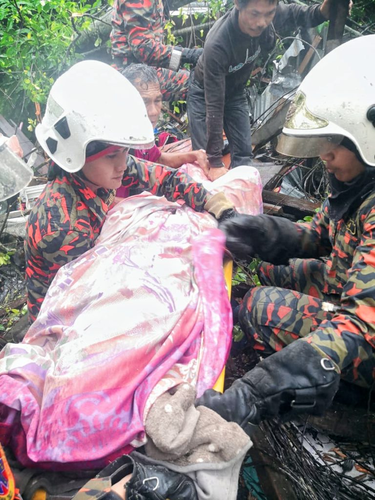 Wanita maut dihempap pokok tumbang