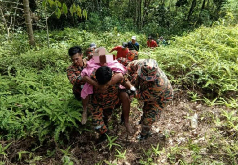 Warga emas hilang di hutan, ditemui selamat