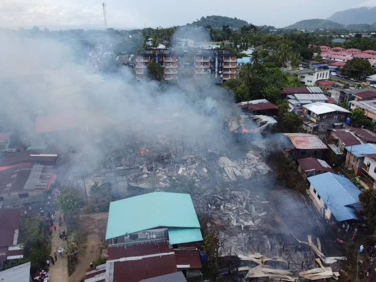 12 rumah musnah dalam kebakaran di Tawau