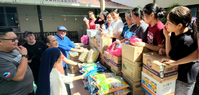 Sekumpulan dermawan beri sokongan kepada Asrama San Damiano