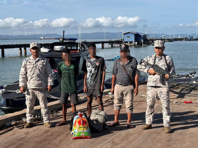 Maritim Malaysia tahan lima PATI, sita dua bot