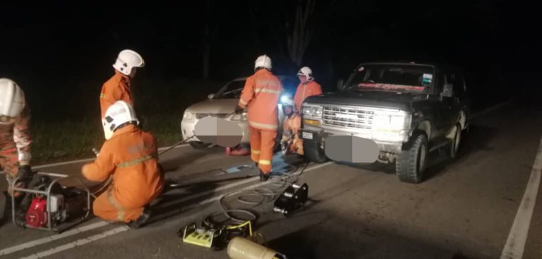 Lelaki tertidur atas jalan raya, maut dilanggar kereta