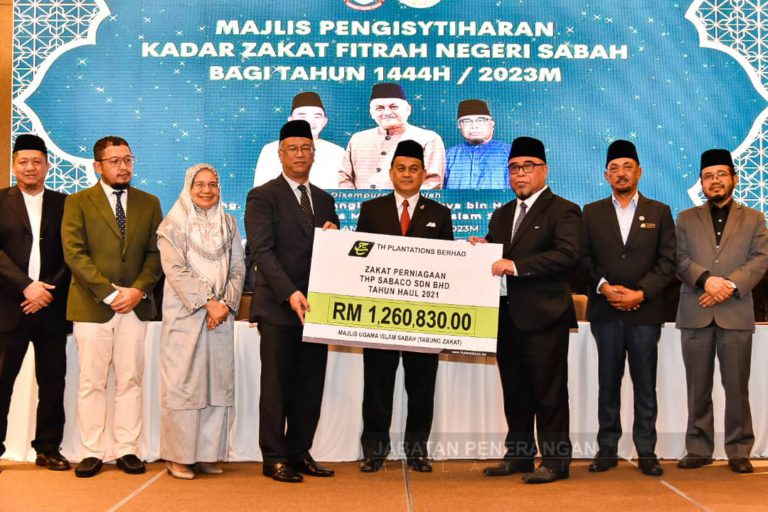 THP Sabaco serah zakat perniagaan lebih RM1.2 juta